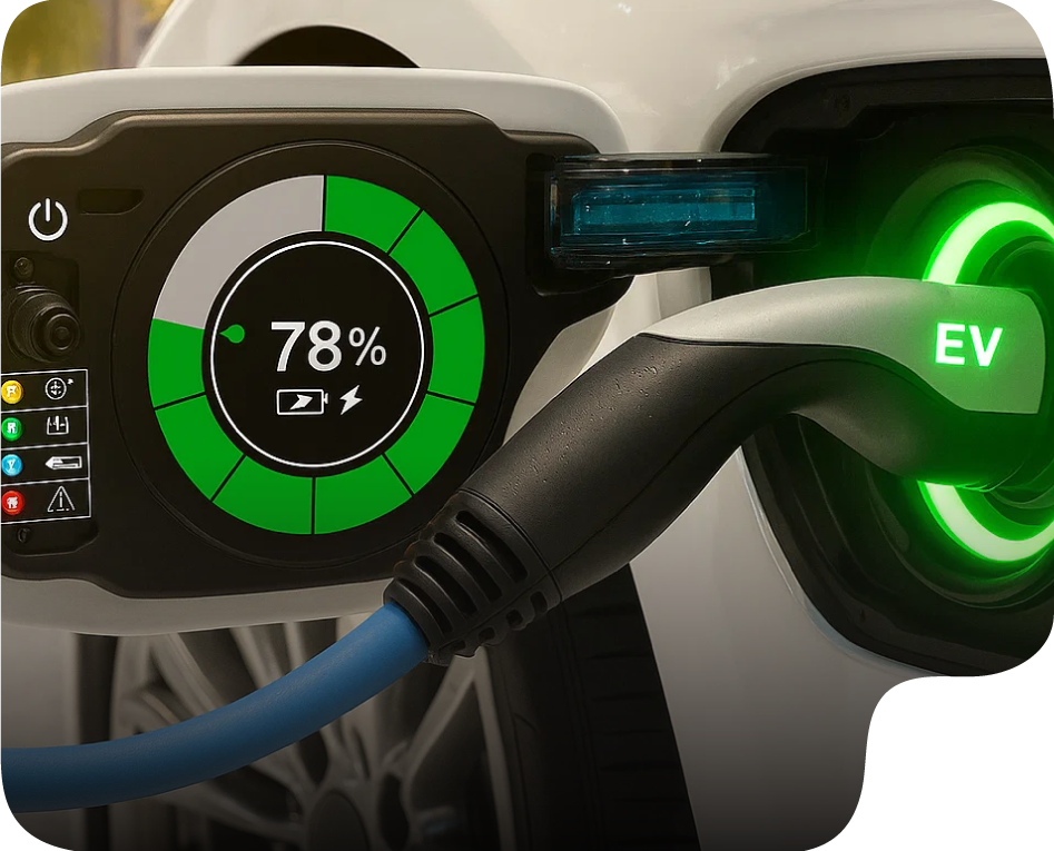 Charging point for electric vehicle